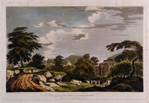 A View of Part of the Fort at Lutteefpoor by William Hodges