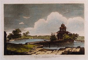 A View of a Mausoleum at Etmadpoor by William Hodges