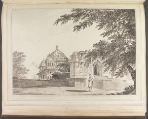A View of the Mosque at Maner from the South East by William Hodges
