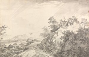 A View of the Pass of Sicri Gully [Sakrigali] by William Hodges