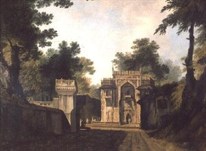 Entrance Gateway to a Mosque at Chunagarh by William Hodges