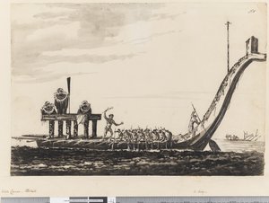 War canoe, Otaheite