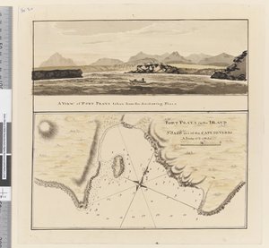 Chart of Port Praya in the Island of St Jago, Cape Verde Islands by William Hodges