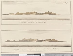 Island of Bonavista: 2 Profiles by William Hodges