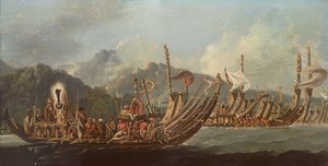 Review of the War Galleys at Tahiti