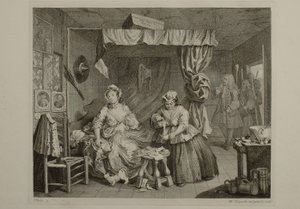 A Harlot’s Progress: Plate 3 by William Hogarth