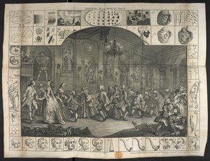 A large number of people dancing by William Hogarth