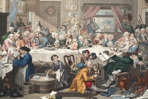 An Election Entertainment, Illustration from 