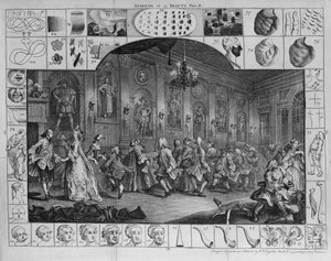Analysis of Beauty, Plate II, 1753 by William Hogarth