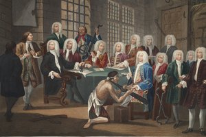 Bambridge on Trial for Murder by a Committee of the House of Commons, Illustration from 