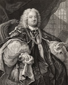 Benjamin Hoadly, engraved by Benjamin Holl from 