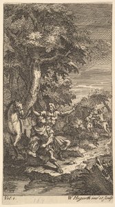 Cassandra, Frontispiece, Vol. 1, 1725 by William Hogarth