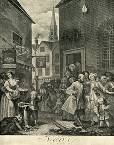 Covent Garden at Mid-Day by William Hogarth