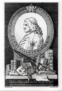 Henry Fielding at the Age of Forty Eight, engraved by James Basire by William Hogarth