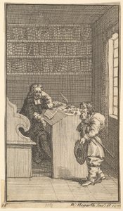 Hudibras and the Lawyer, Seventeen Small Illustrations for Samuel Butler