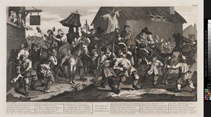 Hudibras and the Skimmington by William Hogarth