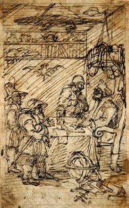 Hudibras visiting Sidrophel by William Hogarth