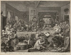 Humours of An Election (Set of Four) by William Hogarth