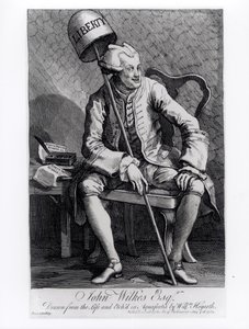 John Wilkes (1727-97) by William Hogarth