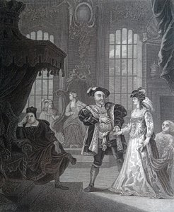 King Henry the Eighth & Anna Bullen by William Hogarth