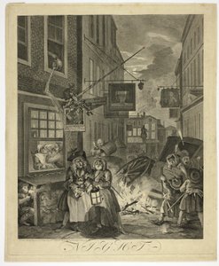 Night, Plate Four from The Four Times of Day by William Hogarth
