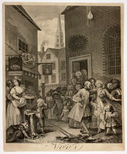 Noon, plate two from The Four Times of Day by William Hogarth