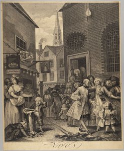 Noon, plate 2 from the series Four Times of the Day by William Hogarth