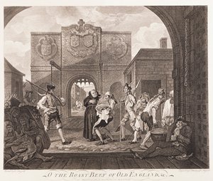 O the Roast Beef of Old England, 1749 by William Hogarth