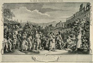 On The Road To Tyburn by William Hogarth