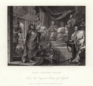 Paul Before Felix by William Hogarth