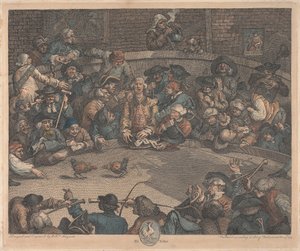 Royal Sport, Pit Ticket by William Hogarth