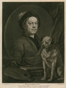 Self-portrait of William Hogarth by William Hogarth