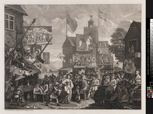 Southwark Fair by William Hogarth