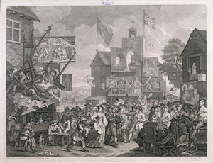 Southwark Fair by William Hogarth