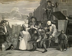 Street Scenes in London by William Hogarth