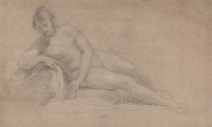 Study of a Female Nude by William Hogarth