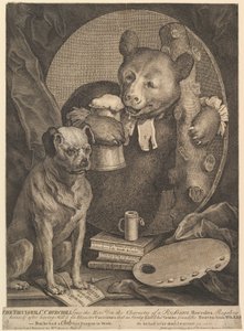 The Bruiser Caricature of Charles Churchill by William Hogarth