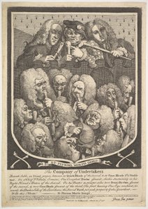 The Company of Undertakers by William Hogarth