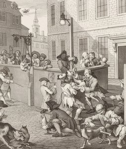 The First Stage of Cruelty. From: The Four Stages of Cruelty by William Hogarth