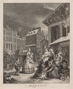 The Four Times of Day by William Hogarth