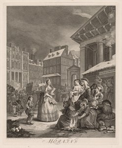 The Four Times of Day: Morning by William Hogarth