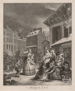 The Four Times of Day: Morning by William Hogarth