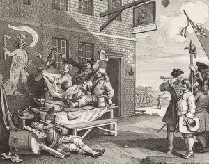 The Invasion, Plate 2: England. 1756 by William Hogarth