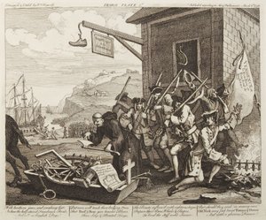 The Invasion, Plate 1: France by William Hogarth