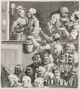 The Laughing Audience by William Hogarth