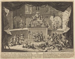 The Lottery by William Hogarth