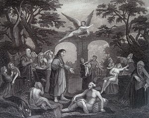 The Pool of Bethesda by William Hogarth