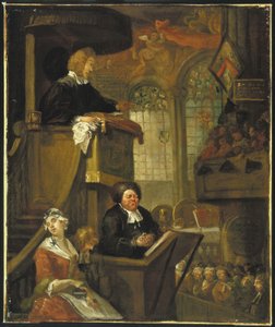 The Sleeping Congregation by William Hogarth