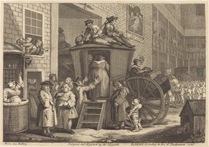 The Stage-coach, or the Country Inn Yard by William Hogarth