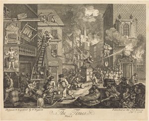 The Times, pl.1 by William Hogarth